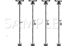 2000 Lexus LX470  4.7 V8 GAS Wiring Diagram