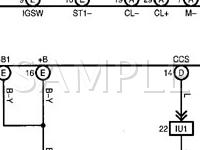 2000 Lexus LX470  4.7 V8 GAS Wiring Diagram
