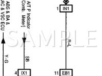 2001 Lexus LX470  4.7 V8 GAS Wiring Diagram