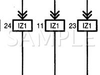 2001 Lexus LX470  4.7 V8 GAS Wiring Diagram