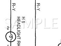 2002 Lexus LX470  4.7 V8 GAS Wiring Diagram