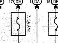 2003 Lexus LS430  4.3 V8 GAS Wiring Diagram