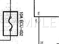 2003 Lexus LX470  4.7 V8 GAS Wiring Diagram