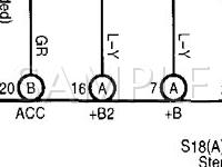 2003 Lexus LX470  4.7 V8 GAS Wiring Diagram