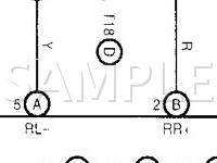 2003 Lexus RX300  3.0 V6 GAS Wiring Diagram