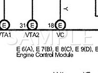 2004 Lexus ES330  3.3 V6 GAS Wiring Diagram