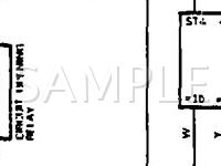 1990 Lexus ES250  2.5 V6 GAS Wiring Diagram