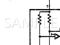 1990 Lexus ES250  2.5 V6 GAS Wiring Diagram