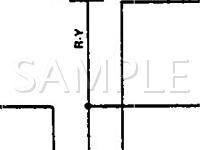 1990 Lexus LS400  4.0 V8 GAS Wiring Diagram