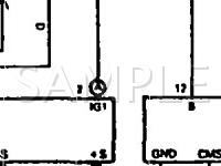 1991 Lexus ES250  2.5 V6 GAS Wiring Diagram