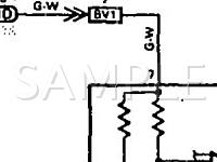 1991 Lexus ES250  2.5 V6 GAS Wiring Diagram