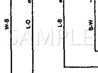 1991 Lexus ES250  2.5 V6 GAS Wiring Diagram