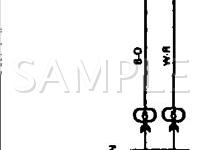 1991 Lexus LS400  4.0 V8 GAS Wiring Diagram