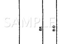 1991 Lexus LS400  4.0 V8 GAS Wiring Diagram
