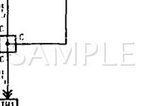 1992 Lexus ES300  3.0 V6 GAS Wiring Diagram