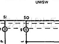 1992 Lexus LS400  4.0 V8 GAS Wiring Diagram