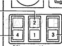 1993 Lexus LS400  4.0 V8 GAS Wiring Diagram