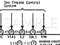 1993 Lexus SC300  3.0 L6 GAS Wiring Diagram