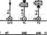 1994 Lexus ES300  3.0 V6 GAS Wiring Diagram