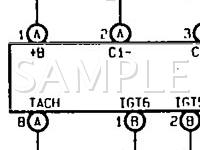 1994 Lexus ES300  3.0 V6 GAS Wiring Diagram