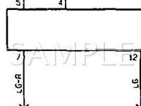 1994 Lexus ES300  3.0 V6 GAS Wiring Diagram