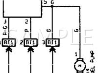 1994 Lexus SC300  3.0 L6 GAS Wiring Diagram