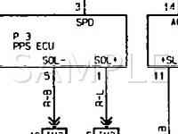 1995 Lexus ES300  3.0 V6 GAS Wiring Diagram