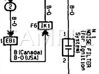 1995 Lexus GS300  3.0 L6 GAS Wiring Diagram