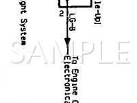 1995 Lexus GS300  3.0 L6 GAS Wiring Diagram
