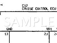 1995 Lexus LS400  4.0 V8 GAS Wiring Diagram