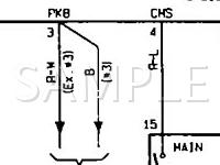 1995 Lexus SC300  3.0 L6 GAS Wiring Diagram