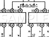 1996 Lexus ES300  3.0 V6 GAS Wiring Diagram