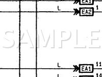 1996 Lexus GS300  3.0 L6 GAS Wiring Diagram