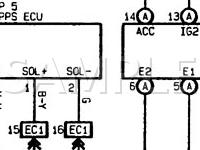 1996 Lexus GS300  3.0 L6 GAS Wiring Diagram