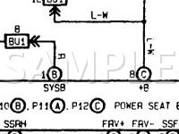 1996 Lexus LS400  4.0 V8 GAS Wiring Diagram