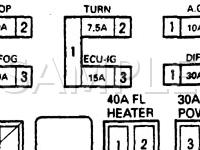 1996 Lexus LX450  4.5 L6 GAS Wiring Diagram