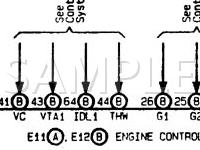 1996 Lexus SC400  4.0 V8 GAS Wiring Diagram