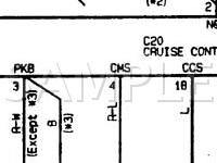 1996 Lexus SC300  3.0 L6 GAS Wiring Diagram