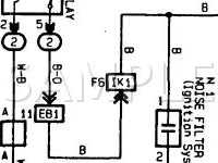 1997 Lexus GS300  3.0 L6 GAS Wiring Diagram