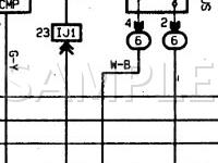 1997 Lexus LS400  4.0 V8 GAS Wiring Diagram