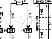 1997 Lexus LS400  4.0 V8 GAS Wiring Diagram