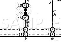 1997 Lexus LS400  4.0 V8 GAS Wiring Diagram