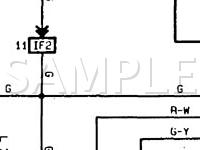 1997 Lexus LS400  4.0 V8 GAS Wiring Diagram