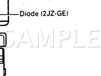 1997 Lexus SC300  3.0 L6 GAS Wiring Diagram