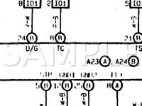 1997 Lexus SC400  4.0 V8 GAS Wiring Diagram