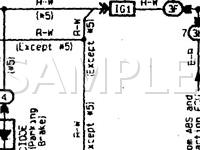 1997 Lexus SC300  3.0 L6 GAS Wiring Diagram