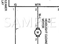 1999 Lexus LX470  4.7 V8 GAS Wiring Diagram