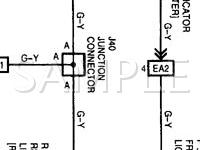 1998 Lexus LX470  4.7 V8 GAS Wiring Diagram