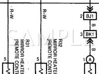 1999 Lexus LX470  4.7 V8 GAS Wiring Diagram