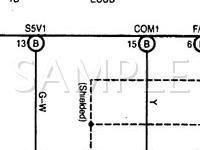 1998 Lexus LX470  4.7 V8 GAS Wiring Diagram